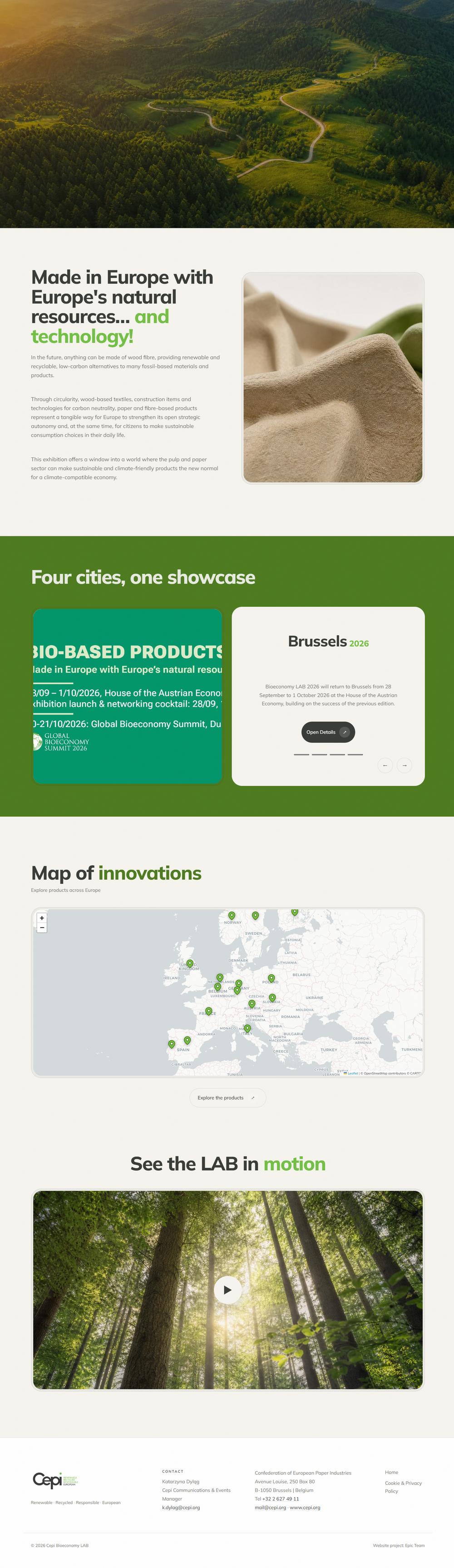 Podgląd strony Bioeconomy Lab