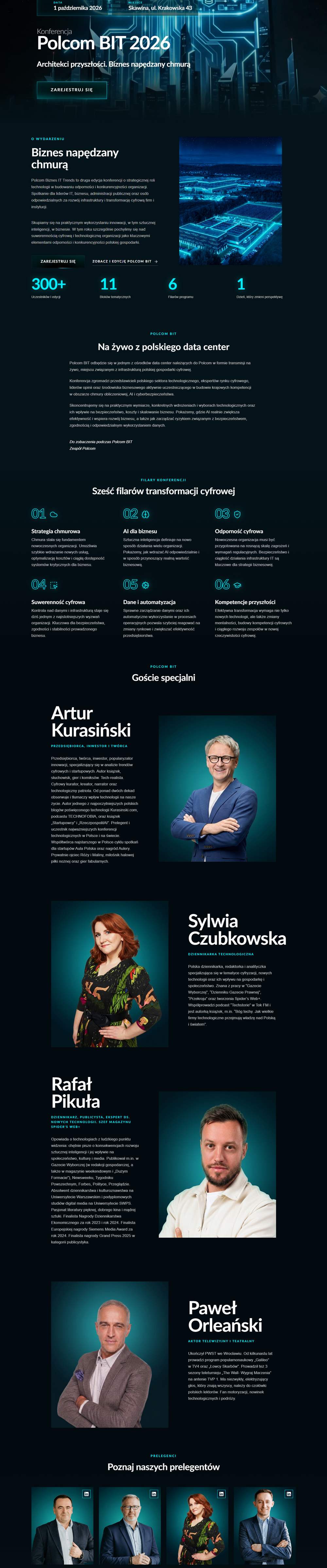 Podgląd strony Polcom BIT 2026
